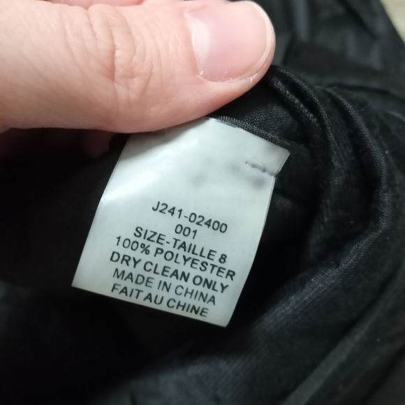 Black Faux Leather Bianca Nygard Jacket Sz8 - Picture 3 of 5